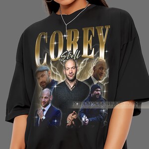 Camiseta unisex extragrande de Corey Stoll para hombre y mujer, años 90: camiseta con gráfico retro