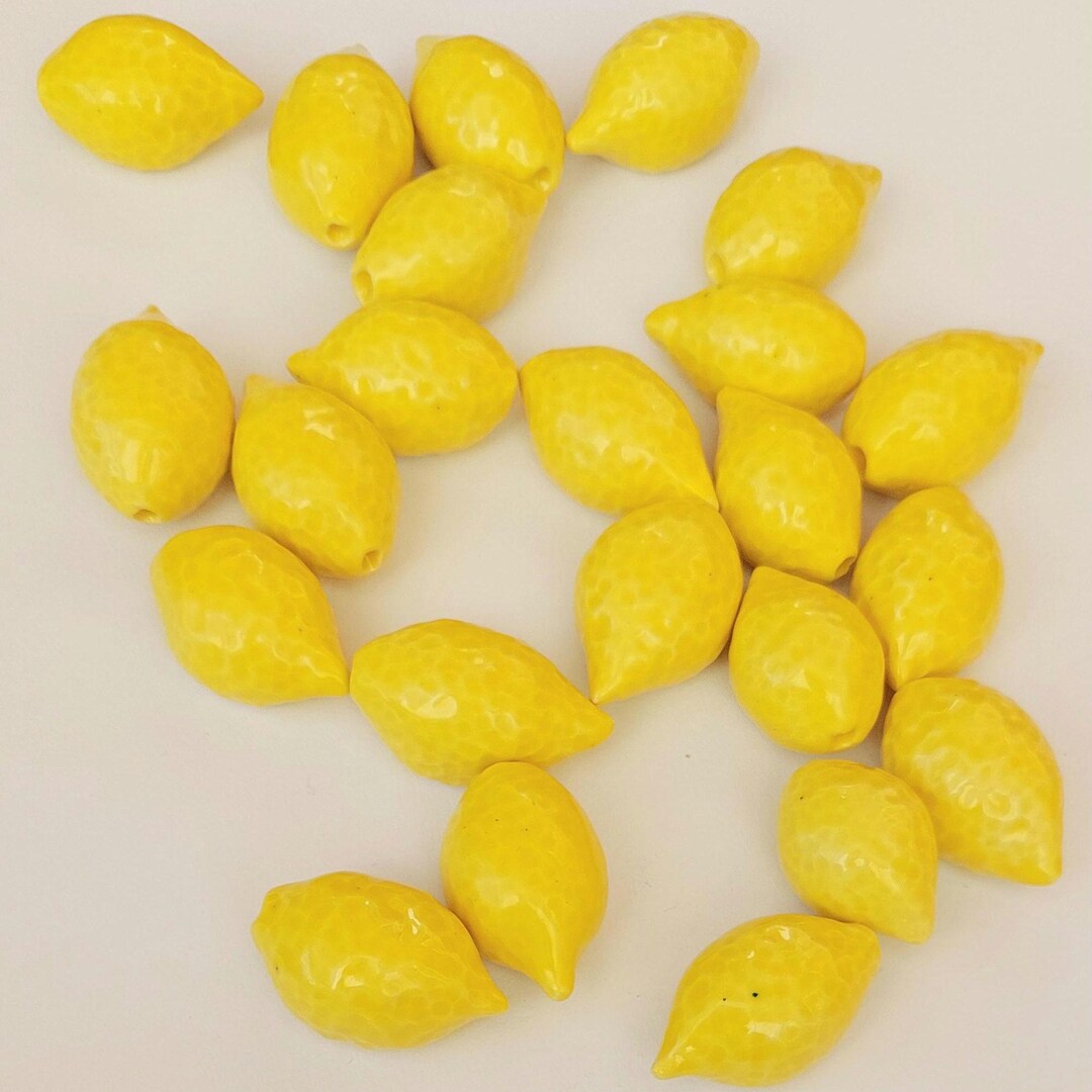 Lemon Magnets Lemon Fridge Magnets • Handmade Ceramics Cottagecore Kitchen Decor ...