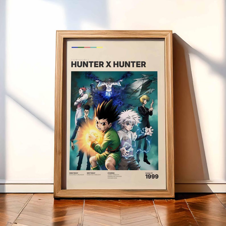 Hunter X Hunter Anime Poster, Manga Movie Print, Japanese Wall Art ...