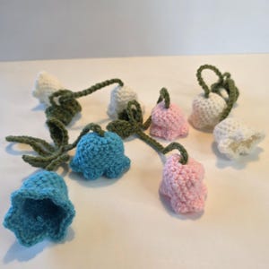 Lily of the Valley Car Hangers, Crochet Car Hangers, Crochet Flowers, Crochet Car Accessories