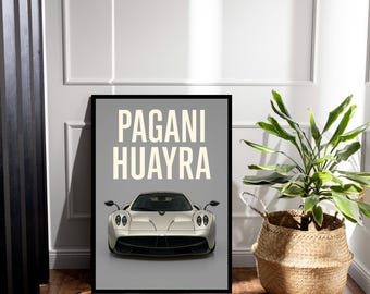 Pagani Huayra Poster: Luxury Supercar Wall Art (Digital Download)