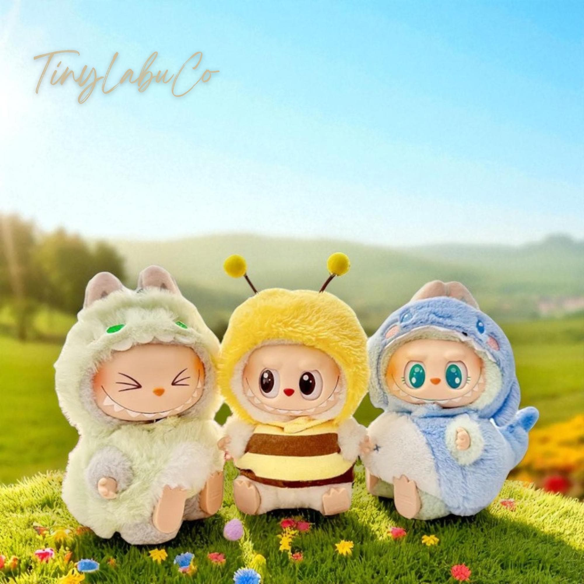 Cute Animal Outfit for Labubu Plush 15-17cm - Multiple Available Clothing Styles - Labubu Doll Clothing & Accessories - Doll Not Included