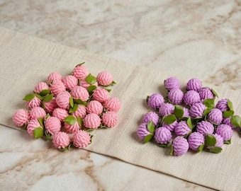 Clay Hawaiian Flowers |Globe Amaranth Lei Clay Beads for Jewelry, Garland