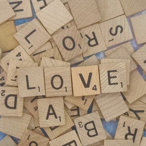 SCRABBLE TILE MAGNETS ~ Choose letters ~ Fridge Magnets ~ Scrabble Letters ~ Gift ~ Baby Reveal