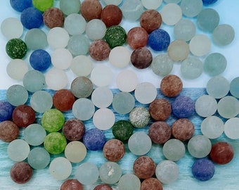 SEAGLASS MARBLES ~ Assorted Colors
