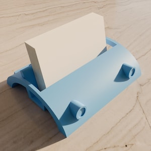 Card Holder STL File, Desk Organizer, Digital Download, 3d Printable