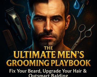The ULTIMATE MEN’S GROOMING Playbook — Fix Your Beard, Upgrade Your Hair & Outsmart Balding | Minoxidil Routine + Barber-Level Results Guide