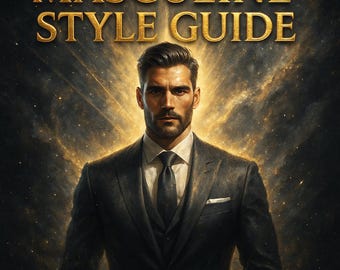 Ultimate Men’s Style Guide | Modern Masculine Fashion, Grooming & Presence (Downloadable PDF)