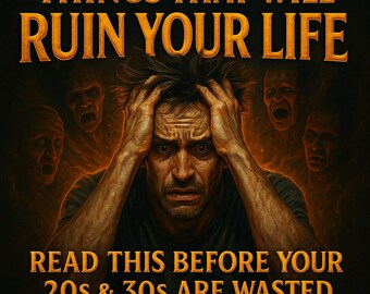 THINGS That Will RUIN Your LIFE — Read This Before Your 20s & 30s Are Wasted | Self-Improvement Digital Guide pdf