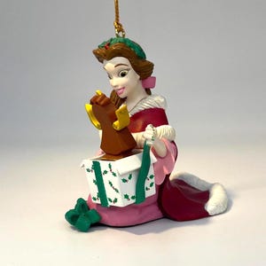 Beauty Disney Christmas Magic Grolier Vintage Ornament Collectible Original Box Beauty and the Beast, FREE SHIPPING