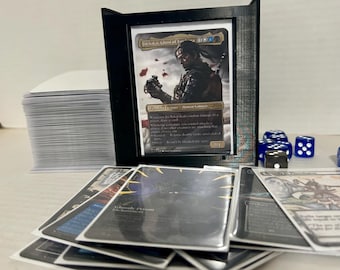 Honor’s Shadow Engraved Commander Deck Box - 3D Printed TCG Card Case