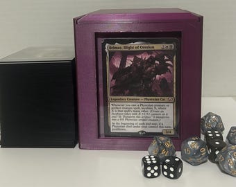 Blighted Monarch Engraved Commander Deck Box – 3D Printed TCG Card Case