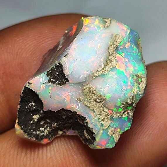 AAAエチオピア産オパール原石、原石結晶標本（27X23X12MM） - Etsy 日本