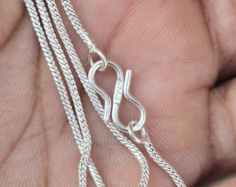 Handmade 925 Sterling Silver Necklace Chain, 2mm Thick