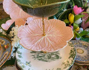 3 Tier Dessert Cake Stand Cabbage Plates