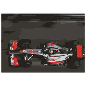 McLaren MP4-26 F1 car poster - premium artwork for fans
