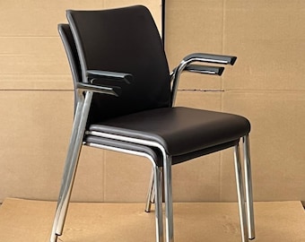 Sillas apilables de piel auténtica STEELCase - 30 unidades disponibles - Contactar para la entrega