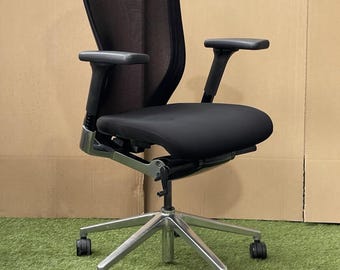 Silla ergonómica para operador Techo Sidiz T50 con respaldo de malla y asiento de tela / ENTREGA EN REINO UNIDO