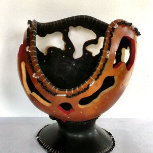 Missing Pieces -- Gourd Pedestal Bowl