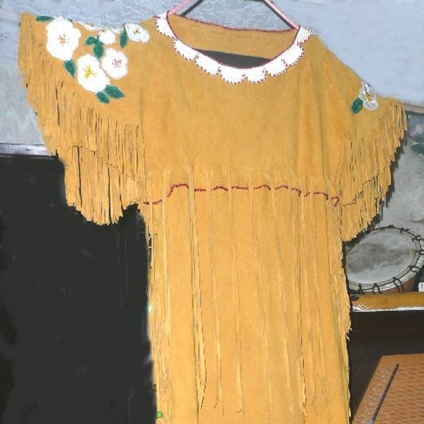 Cherokee Rose Leather Dress
