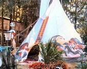 22 foot Spirit Herd Lodge - Hand Painted Tipi