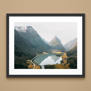 Eggenipa Norway Wall Art Print, Majestic Nordic Mountain Photography, Scandinavian Landscape Decor, Rustic Nature Vibes, Original Art