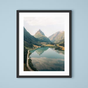 Eggenipa Norway Mountain Wall Art Print, Nordic Fine Art Photography, Scandinavian Landscape Decor - Nature Home Vibes, Boho Art, Original