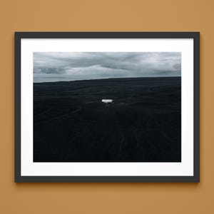 Iceland Plane Wreck Drone Print, Solheimasandur Landscape Wall Art, Abandoned Aircraft Photography, Nordic Nature Fine Art Decor, Original