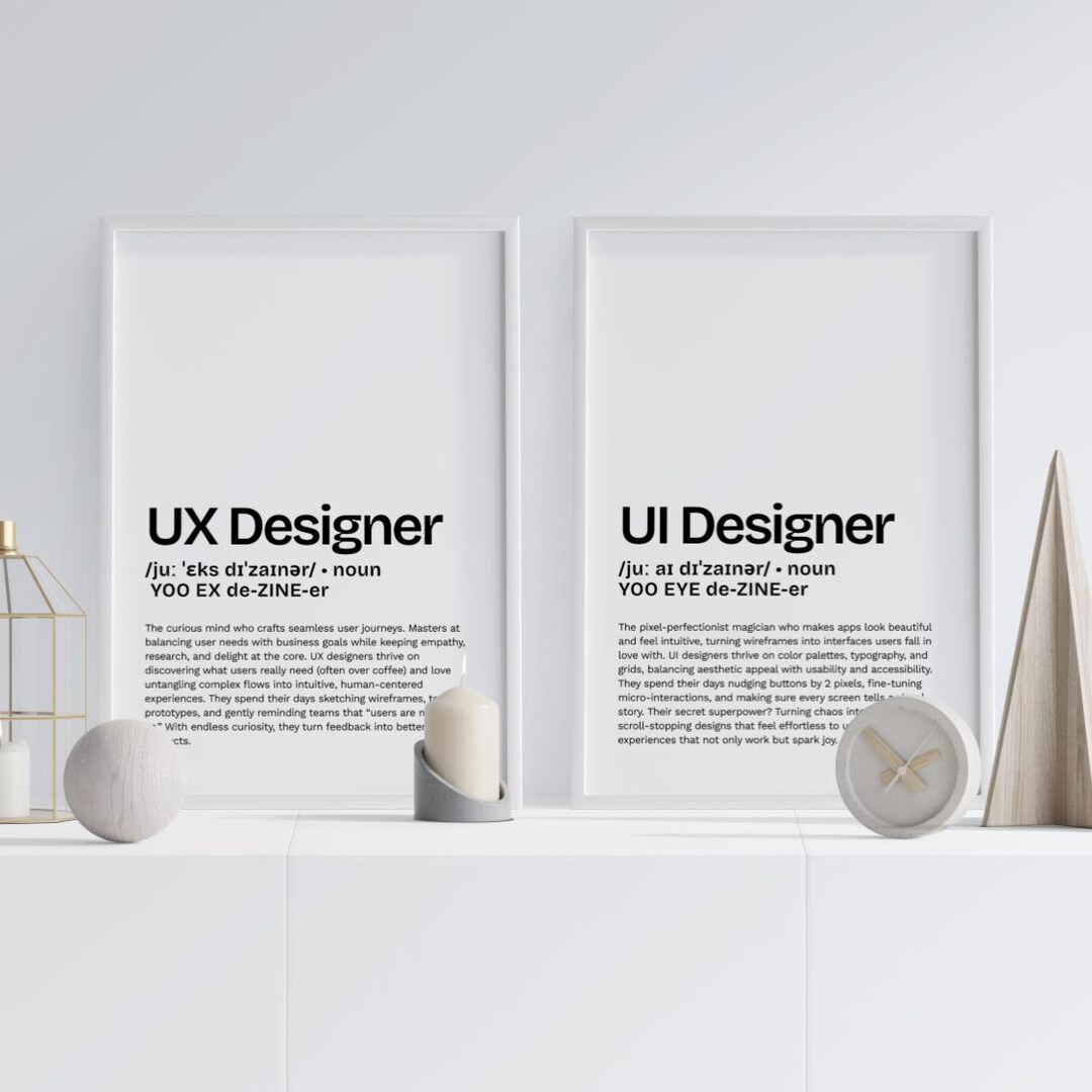 Minimalist Posters for UX and UI Designers | Art for Designers - Etsy