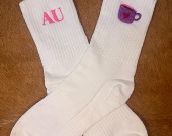 Calcetines personalizados para despedida de soltera / Set de regalo para novia y dama de honor