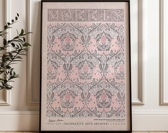 William Morris Golden Bough Poster, Arts and Crafts Exhibition Print, Vintage Botanical Wall Art