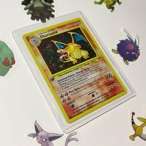 Handmade 1st Edition Holo Charizard Proxy Card: Base Set 4/102