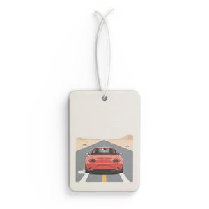MX-5 Miata Air Freshener: Desert Drive Roadster Art
