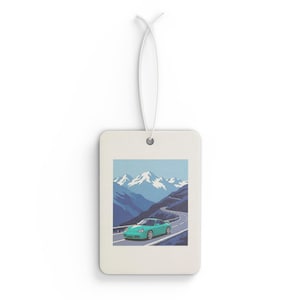 Porsche 996 Air Freshener: Mountain Drive Scented Car Accessory