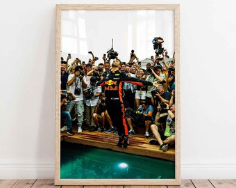 Daniel Ricciardo Monaco F1 GP Canvas Print: Formula 1 Wall Art