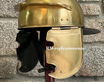 Armor Men’s Coolus ‘C’ (Schaan) Early Roman Helmet, 18-Gauge Steel – Medieval Armour Helm for LARP and Role-playing Events Cosplay Costume