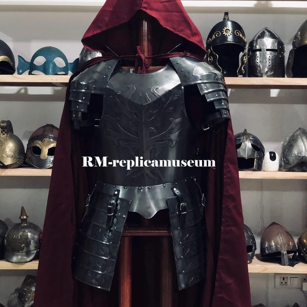 Gondor Fountain Guard Armor Suit Medieval Knight Breastplate Shoulder Arm Bracers Leg Greaves LARP, SCA, Renaissance Fairs Cosplay Halloween