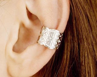Sterling Silver Celtic Ear Cuff: Viking Jewelry, No Piercing