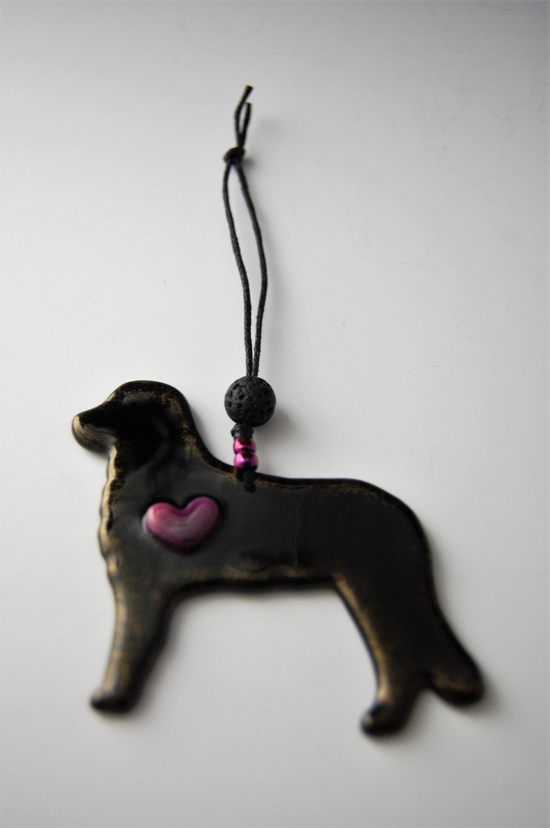 Black Glass Labrador Retriever Christmas OrnamentPink Etsy