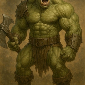 Orc Warrior – 3D Model STL File for Printing