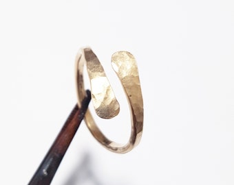 Gold ring, Woman gold ring, Statement ring, Ring for women, Gold ring for women, Boho ring, Wide ring, Unique ring, Gold filled ring