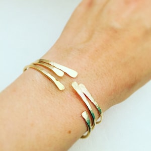 Gold bangles, Gold filled bracelet, Gold bracelet, Gold bracelet set, Boho jewelry, Gold bangle, Open bangle, Gold cuff bracelet, Hammered