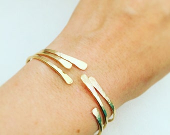 Gold bangles, Gold filled bracelet, Gold bracelet, Gold bracelet set, Boho jewelry, Gold bangle, Open bangle, Gold cuff bracelet, Hammered