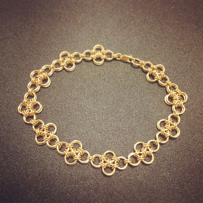 Links Bracelet Chain Link Bracelet Chainmaille Bracelet Etsy