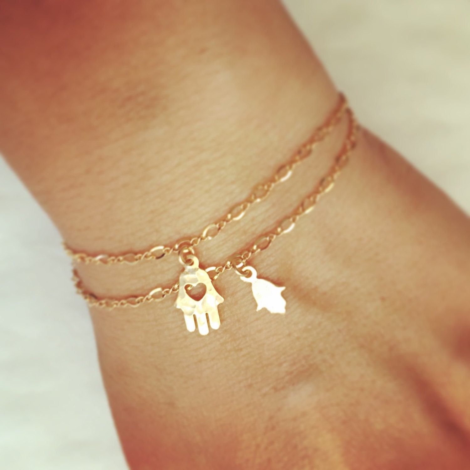 Gold bracelet Friendship bracelet Layered bracelet Bracelet Etsy