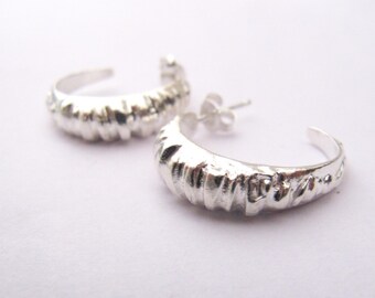 Silver hoop earrings, Hoop earrings, Boho earrings, Unique hoop earrings, Ethnic earrings, Creole hoops, Statement hoops, Wide hoops, Big