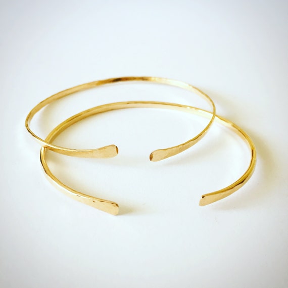 Gold bracelet set, Gold bangles, Gold bangle bracelets, Gold cuff bracelets, Open bangle bracelets, Gold filled bangle, Gold cuff, Open cuff
