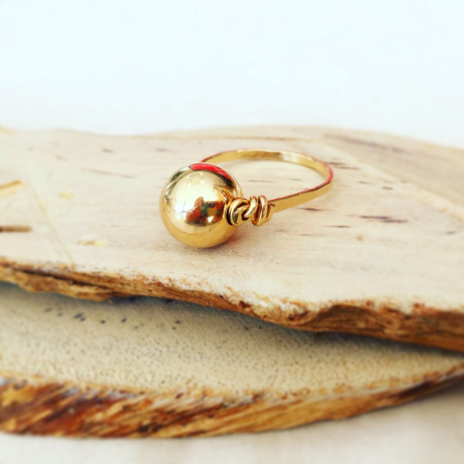 Stackable ring Stackable gold ring Simple ring Gold | Etsy