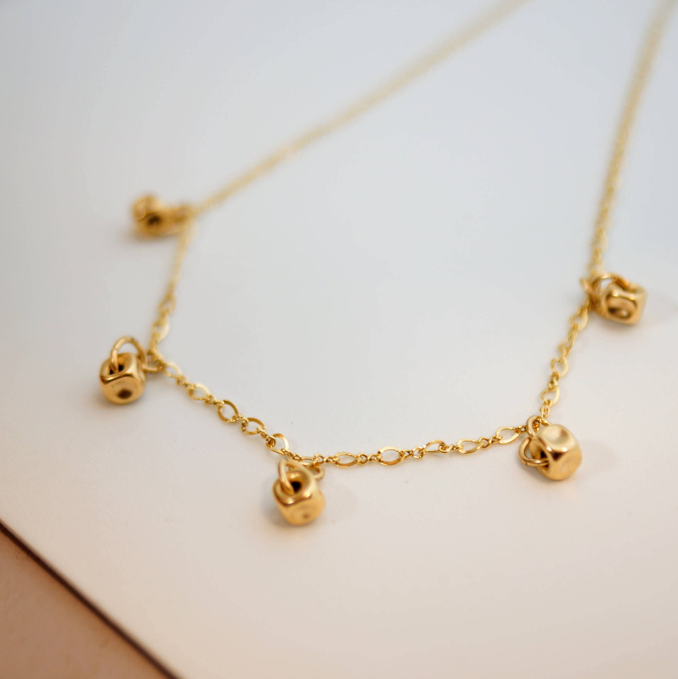 Gold necklace Dainty necklace Dainty gold necklace Etsy