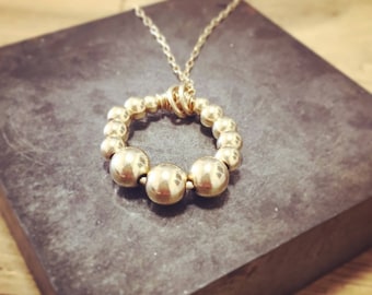 Gold layered necklace, Gold filled necklace, Minimalist necklace, Everyday necklace, Long necklace, Trendy necklace, Gold pendant necklace